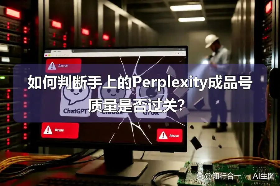 如何判断手上的Perplexity成品号质量是否过关？